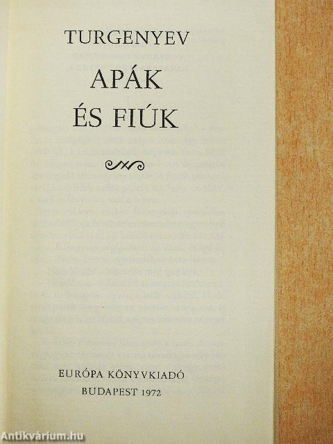 Apák és fiúk