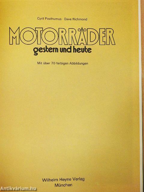 Motorräder gestern und heute