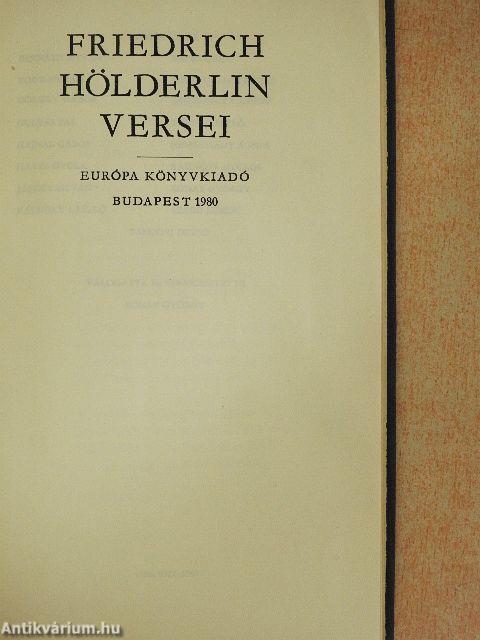 Friedrich Hölderlin versei