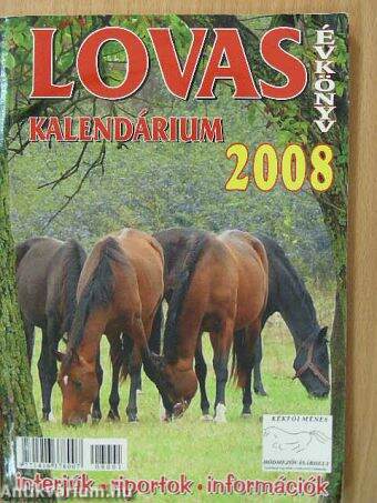 Lovas kalendárium 2008