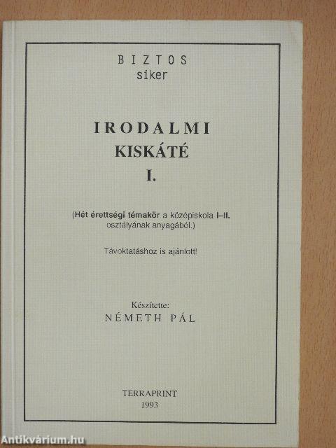 Irodalmi kiskáté I.