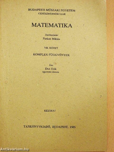 Matematika VII.