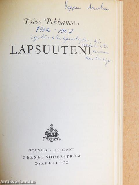 Lapsuuteni