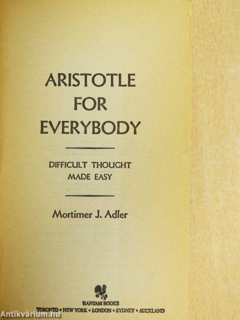 Aristotle for Everybody