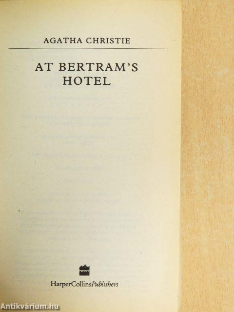 At Bertram's Hotel