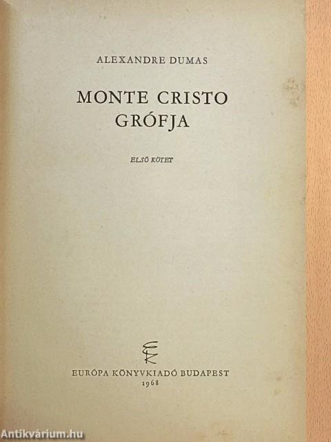 Monte Cristo grófja I-III.