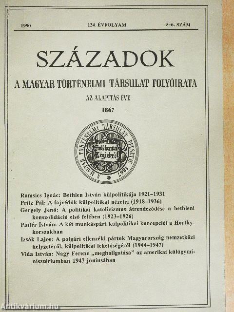 Századok 1990/5-6.
