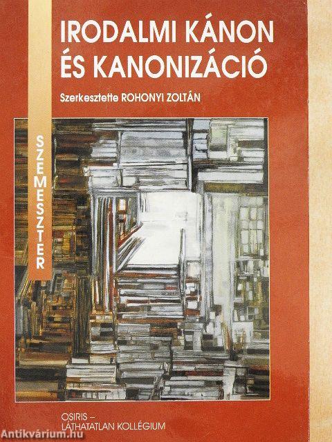 Irodalmi kánon és kanonizáció