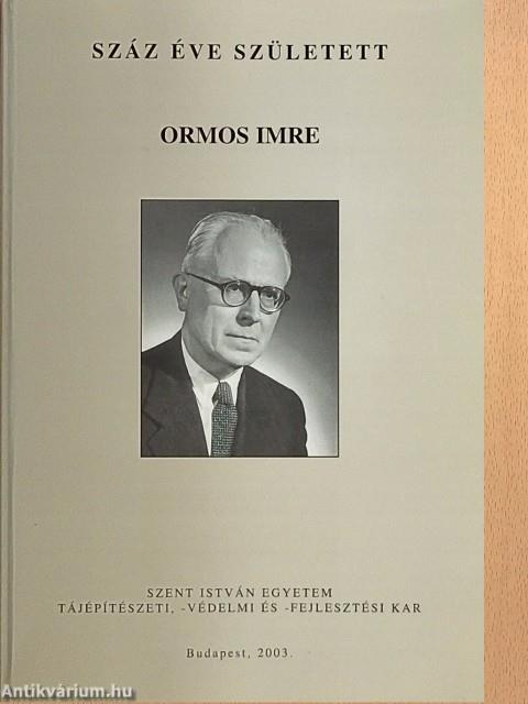 Száz éve született Ormos Imre