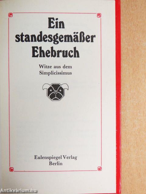 Ein standesgemäßer Ehebruch