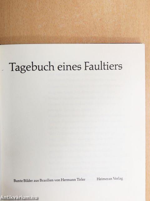 Tagebuch eines Faultiers