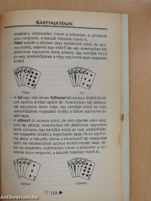 Kártyajátékok