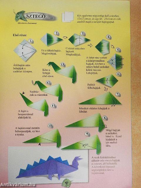 Origami az ősvilágban