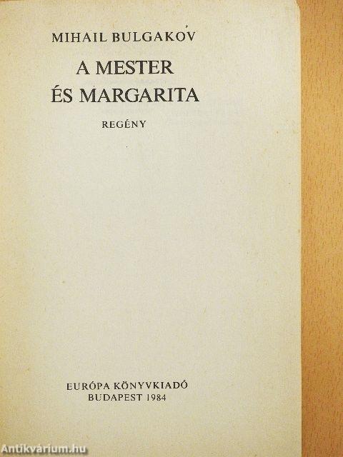 A Mester és Margarita