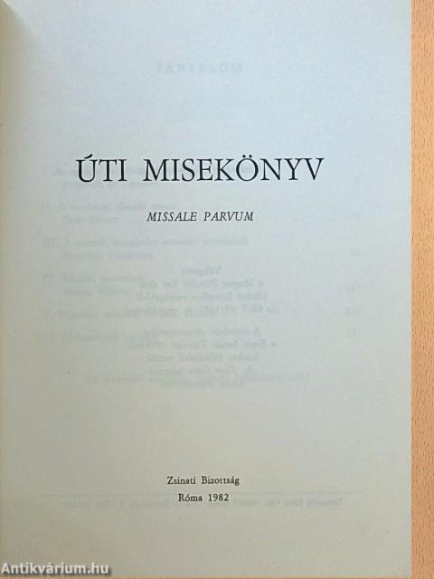 Úti misekönyv