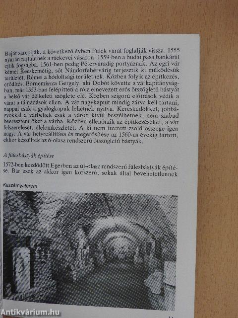 Eger - A vár hadi története