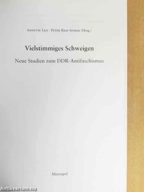 Vielstimmiges Schweigen