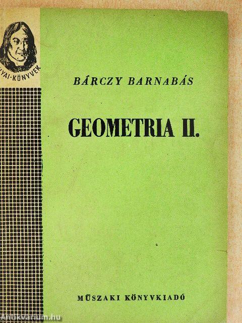 Geometria II.