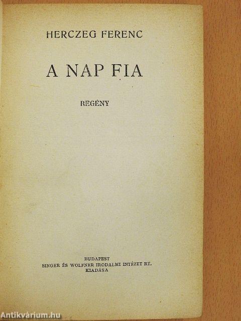 A Nap fia