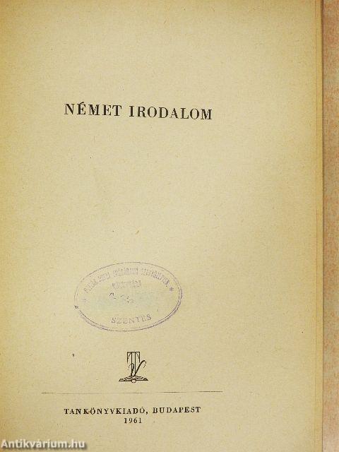 Német irodalom