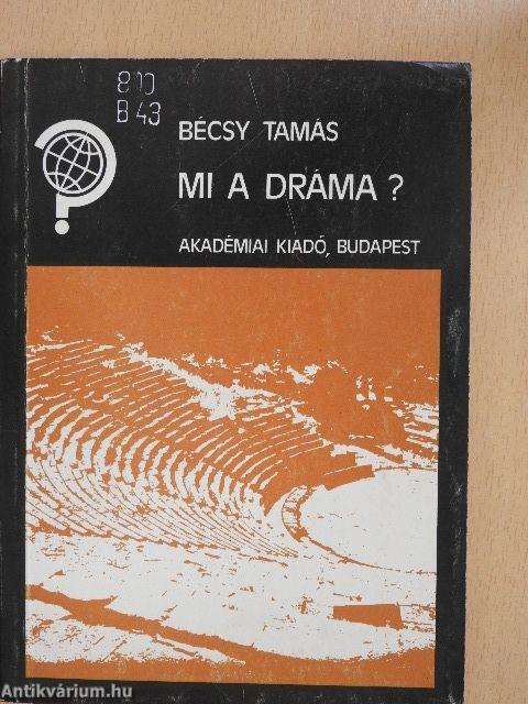Mi a dráma?