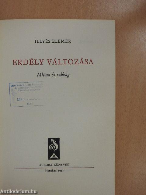 Erdély változása