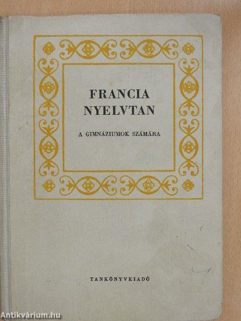 Francia nyelvtan