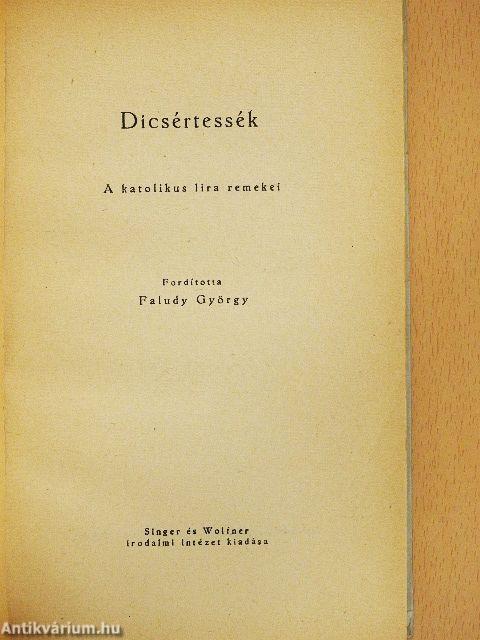 Dicsértessék