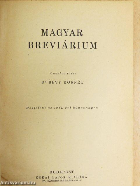 Magyar breviárium