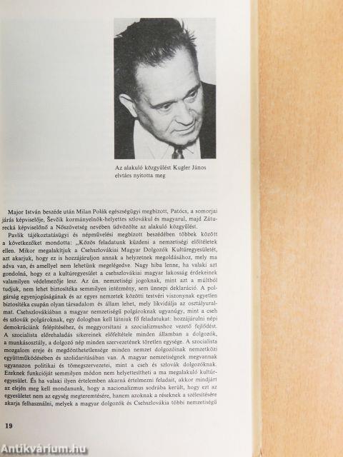A Csemadok 25 éve