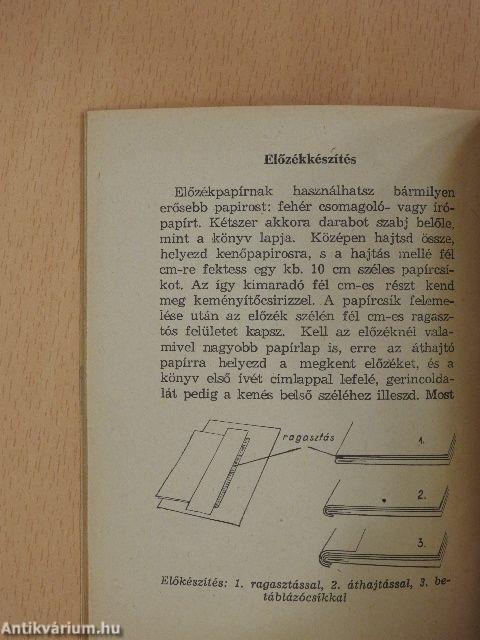 Könyvkötő különpróba
