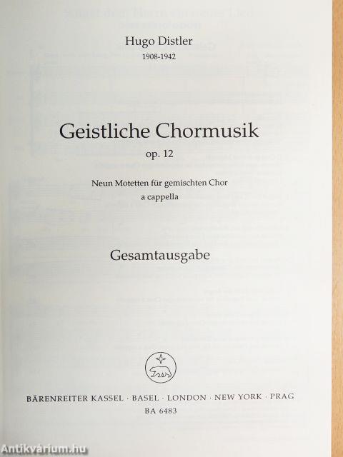 Geistliche Chormusik