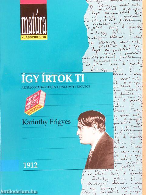 Így írtok ti