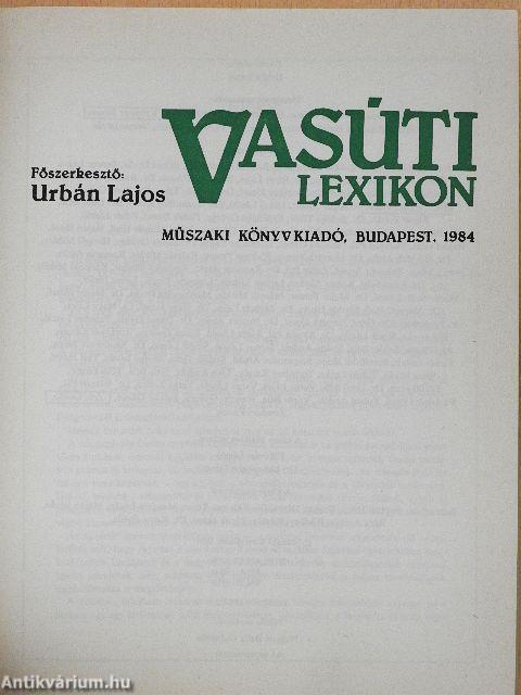 Vasúti lexikon