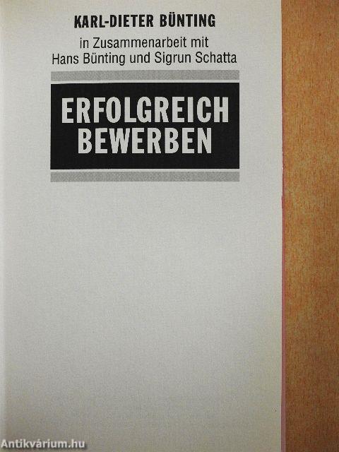Erfolgreich Bewerben