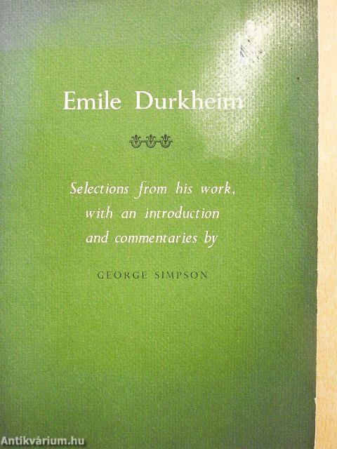 Emile Durkheim