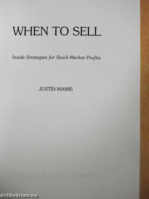 When to Sell