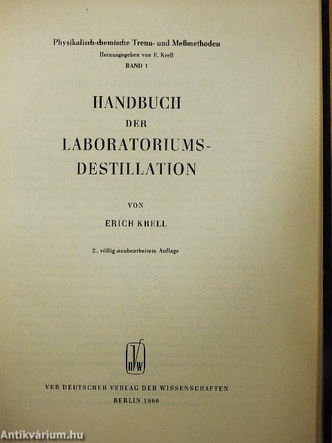 Handbuch der Laboratoriumsdestillation