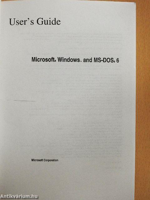 Microsoft Windows & MS-DOS 6.2