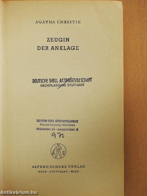 Zeugin der Anklage