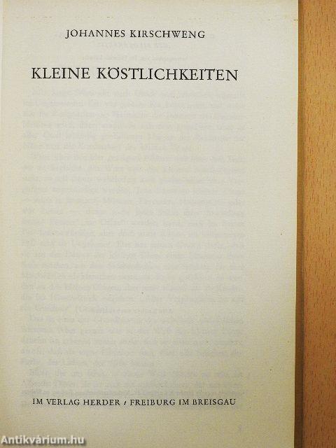 Kleine Köstlichkeiten