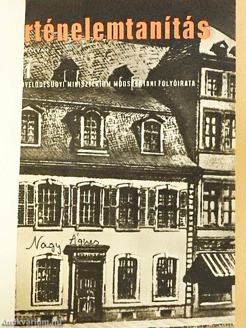 Történelemtanítás 1968/1-6.