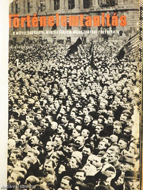Történelemtanítás 1969/1-6.