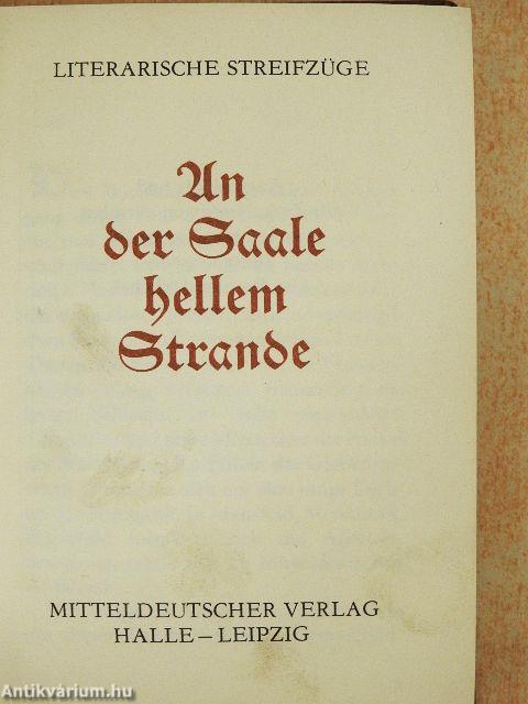An der Saale hellem Strande