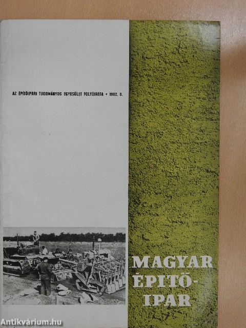 Magyar Építőipar 1962/8.