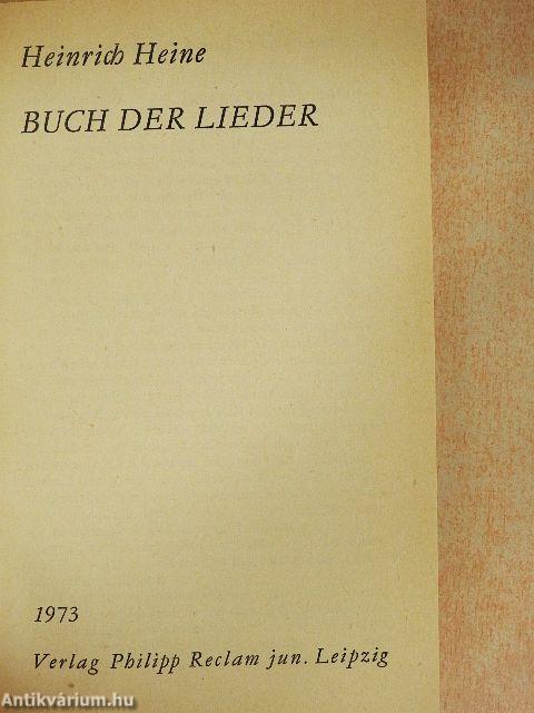 Buch der Lieder