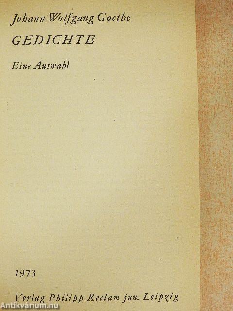 Gedichte