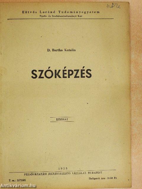 Szóképzés