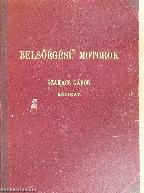Belsőégésű motorok 