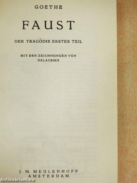 Faust I.